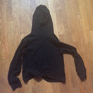 Black Hooded Sweatshirt